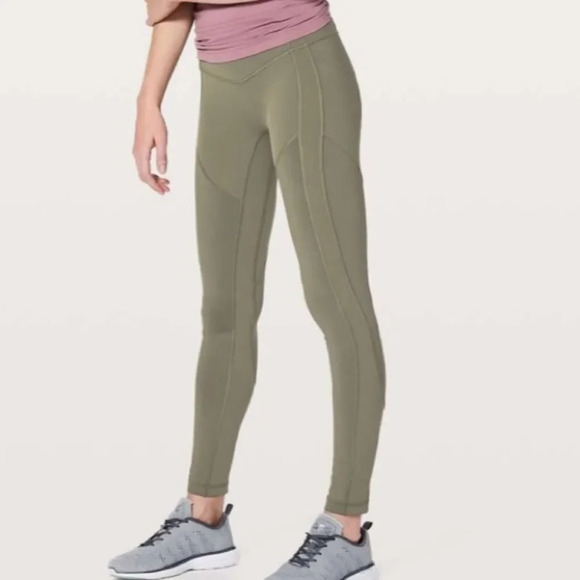 Lululemon sz 4 All The Right Places Pant II 28" Sage great pre owned condition - Picture 14 of 14